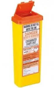 Sharps Bin with Needle Remover